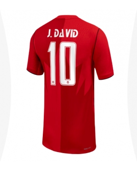 Billige Fotballdrakt Canada Jonathan David #10 Replika Hjemmedrakt Dame VM 2026 Kortermet Billige Fotballdrakt Canada Jonathan David #10 Replika Hjemmedrakt Dame VM 2026 Kortermet